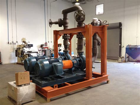 electric centrifugal fuel pump skid type|skid mounted pump system.